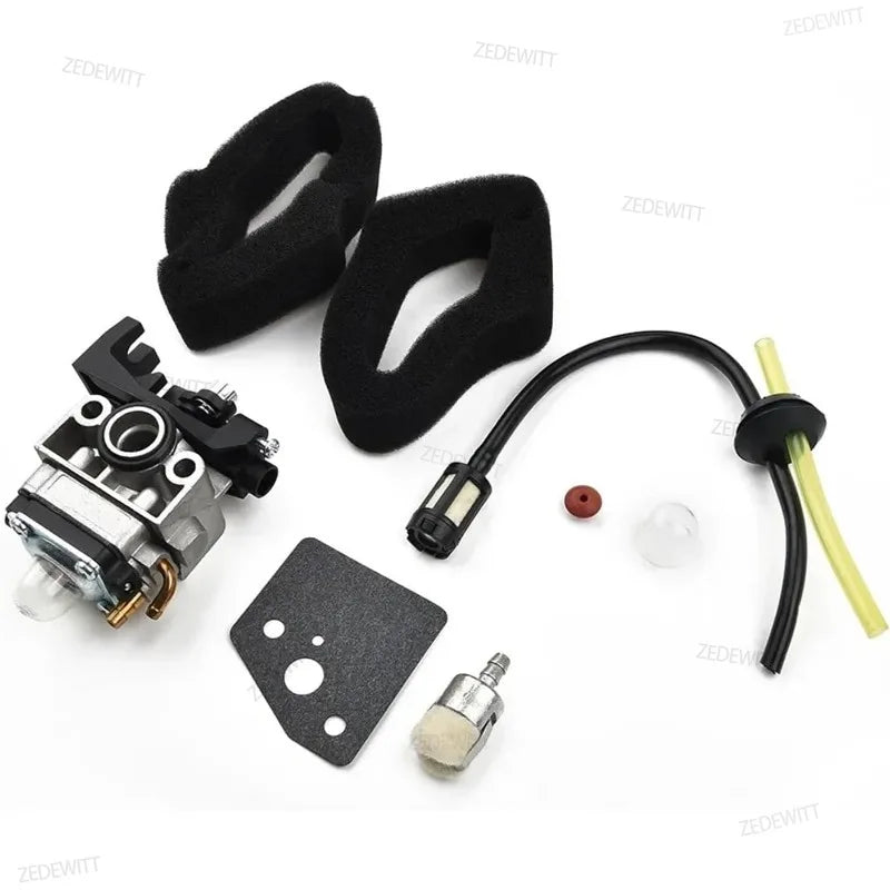 Honda GX25 GX35 Carburetor Kit – Air Filter, Fuel Line & Primer Bulb