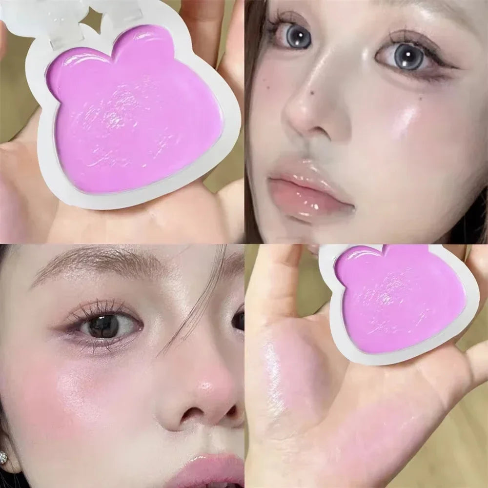 Highlighter Cream Face Brightening Contouring Blusher Stick Natural Zpaxo