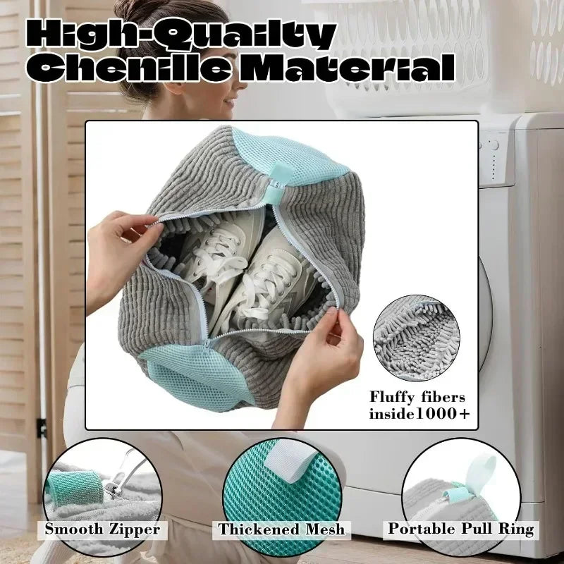 Sneaker Washing Net Bag To Wash Slippers Shoe Laundry Net Washing Machine Bag Slippers Shoes Bags Wash Slippers Washing Shoe Bag Zpaxo