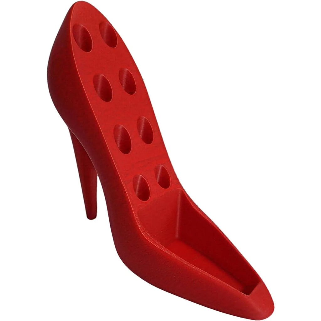 3D Printed Heel Shaped Makeup Brush Holder Beauty Tool Organizer