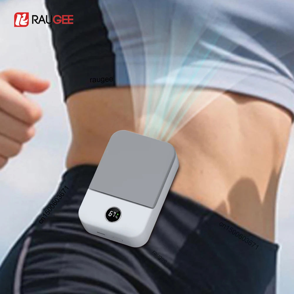 Waist Fan Portable Mini Hanging Neck Outdoor Clip 3 Gear Strong Wind
