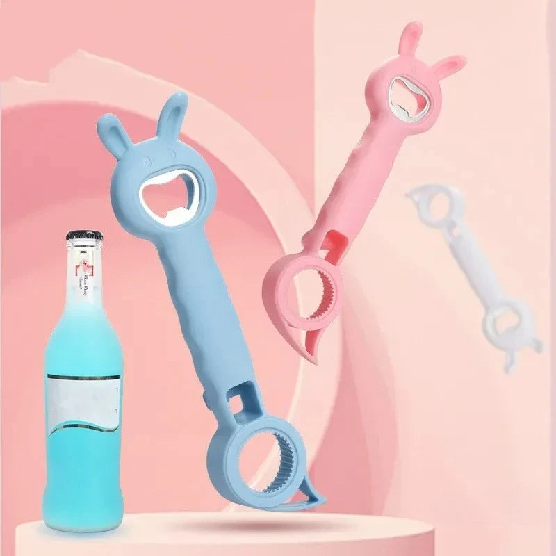 1 Beer Opener Multi-functional Beverage Jar Can Bottle Plastic Zpaxo