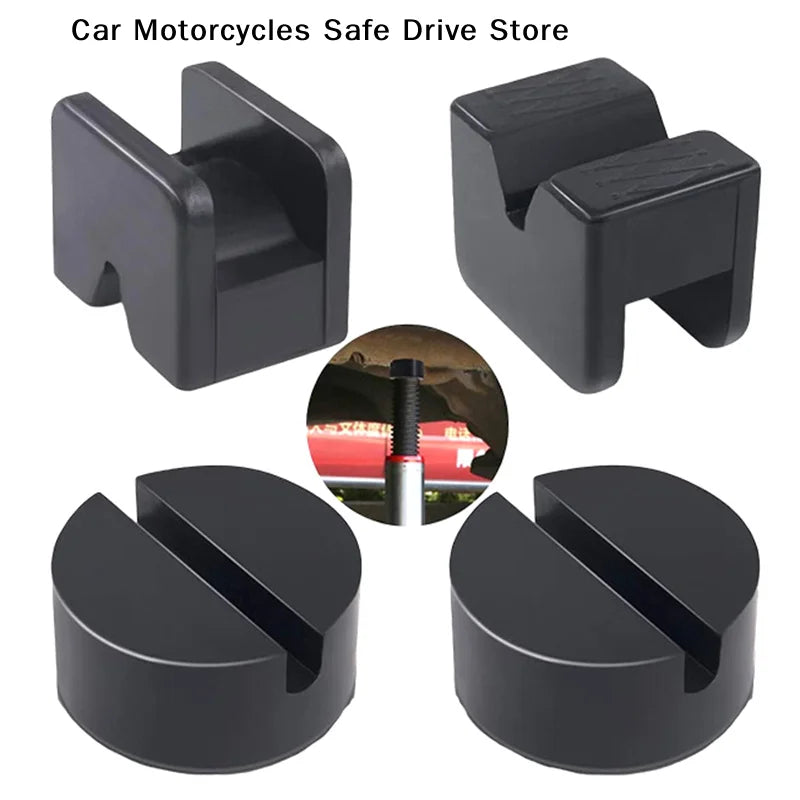 Car Jack Rubber Pad Slotted Lift Stand Pads Universal Repair Tools
