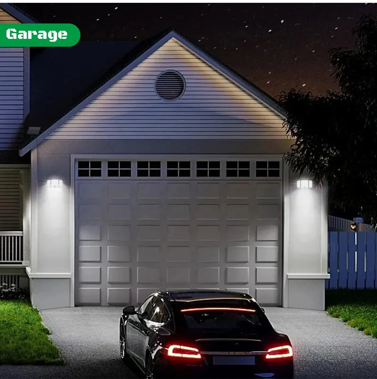 Outdoor Solar Sensor Lights Waterproof 3 Modes Security IP65 LED Zpaxo