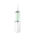 Smart Electric Oral Irrigator Water Flosser Portable with 3 Modes Rechargeable Dental Water Jet Teeth Cleaner for Oral Health Zpaxo green