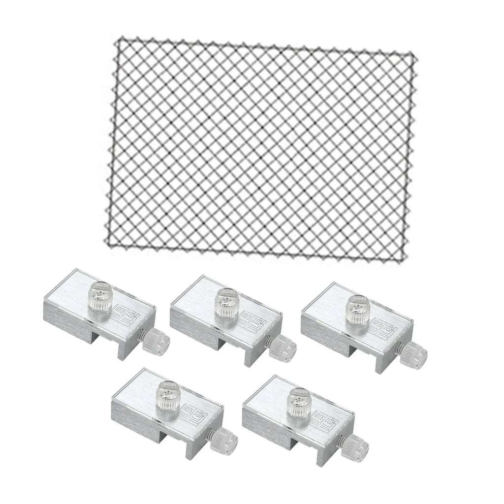 Aquarium Screen Net for Fish Tank Pet Supplies Aquarium Cover with Aluminum Clamp Mesh Screen Netting Clear Netting Zpaxo
