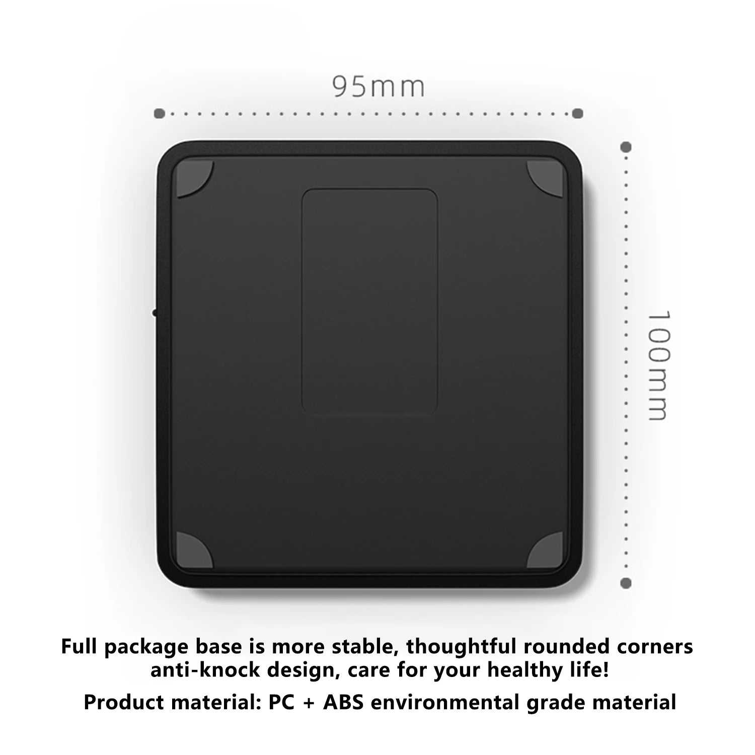 Personal Electronic Scale Mini Smart Timer 2kg/0.1g Coffee Household Italian Coffee Scale Gram Weight Chronograph Kitchen Scale Zpaxo Black