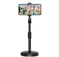 Adjustable Telescopic Phone Stand for Live Streaming & Video Phone Stand Zpaxo black