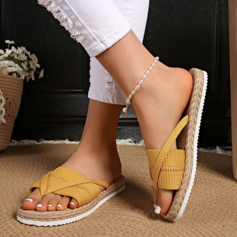 Women Flats Sandals Summer Comfortable Fashion Flip Flops Lightweight