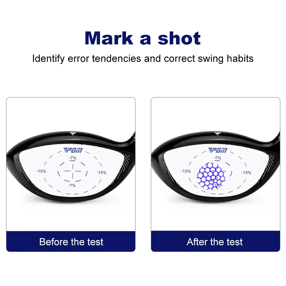 Golf Impact Tape Strike Stickers Improve Swing Accuracy Distance