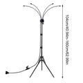 Misters For Outside Adjustable Portable Misting System Patio Misting System For Backyard Yard Garden Park Summer Spring Play Zpaxo WHITE China Mainland