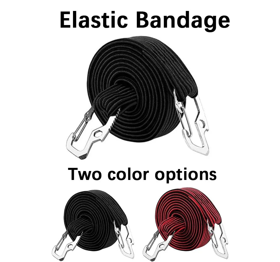 Heavy-Duty Bungee Cords with Metal Hooks – 2m 3m 4m