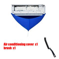 100cm Thickened Cleaner Air Coditioning Cleaning Cover Bag PVC with Water Pipe Home 1-1.5P Split Hanging Air Conditioner Tools Zpaxo 2pcs-cloth-brush