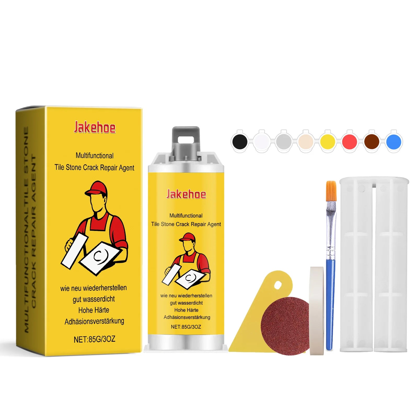 Multifunctional Tile Stone Crack Repair Kit Glaze Chips Cracks Adhesio Tub Paste Fix Universal Ceramic Repairing Super Sink Set Zpaxo 1set boxed