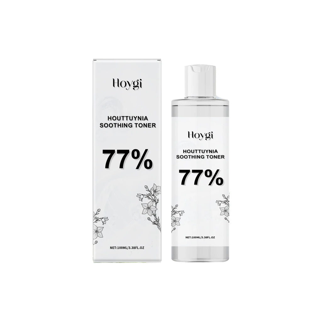 Hoygi 100ml Houttuynia Cordata Facial Toner Hydrating Essence with Hyaluronic Acid Brighten Soothe Boost Radiance Natural Herb Zpaxo 1PC