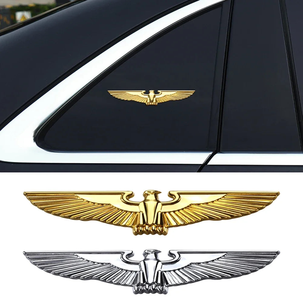3D Eagle Wings Car Emblem Decal – Zinc Alloy Badge Sticker