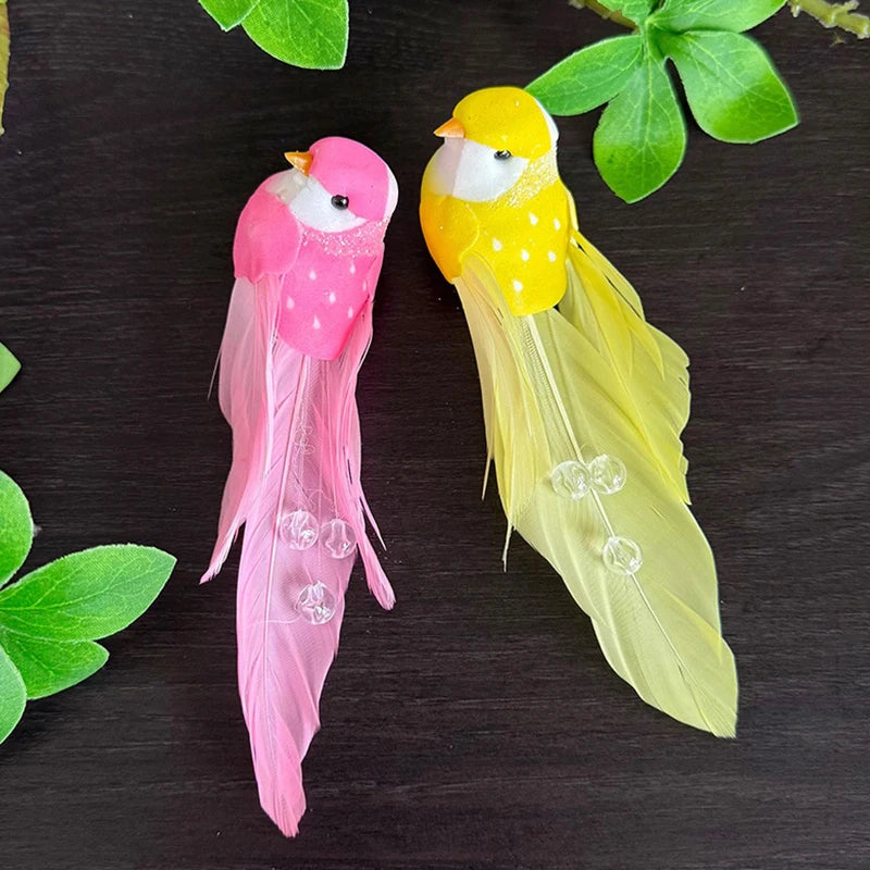 One-pack Artificial Foam Feathered Birds DIY Crafts Party Decor Zpaxo