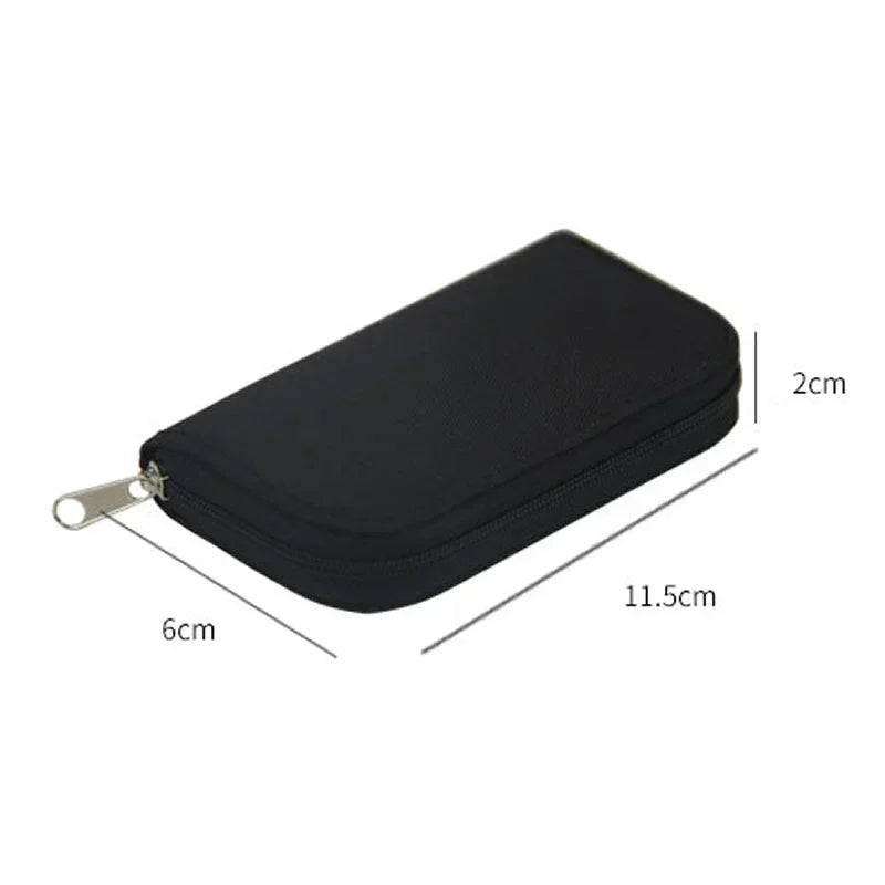 1 Game Memory Card Storage Bag Carrying Case Holder CF SD Micro SDHC Zpaxo