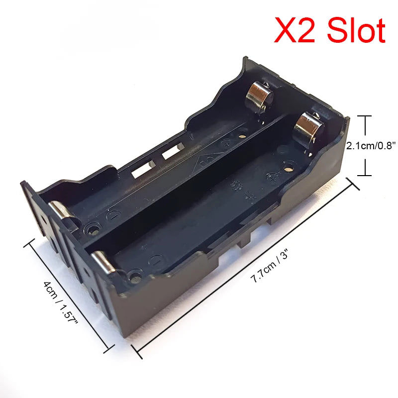 18650 Power Bank Case 1X 2X 3X 4X Battery Holder Storage Box 1 2 3 4 Zpaxo 2 slot