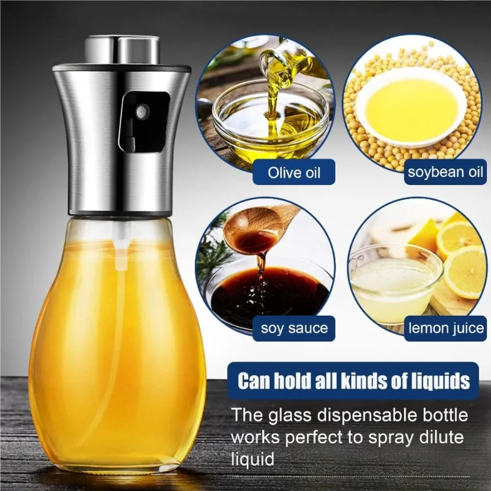 200ml Stainless Steel Oil Sprayer Mister for Cooking | Olive Oil Oil Spray Mister Zpaxo