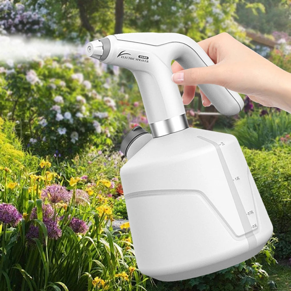 Garden Electric Spray Bottle USB Rechargeable Watering Disinfection Zpaxo