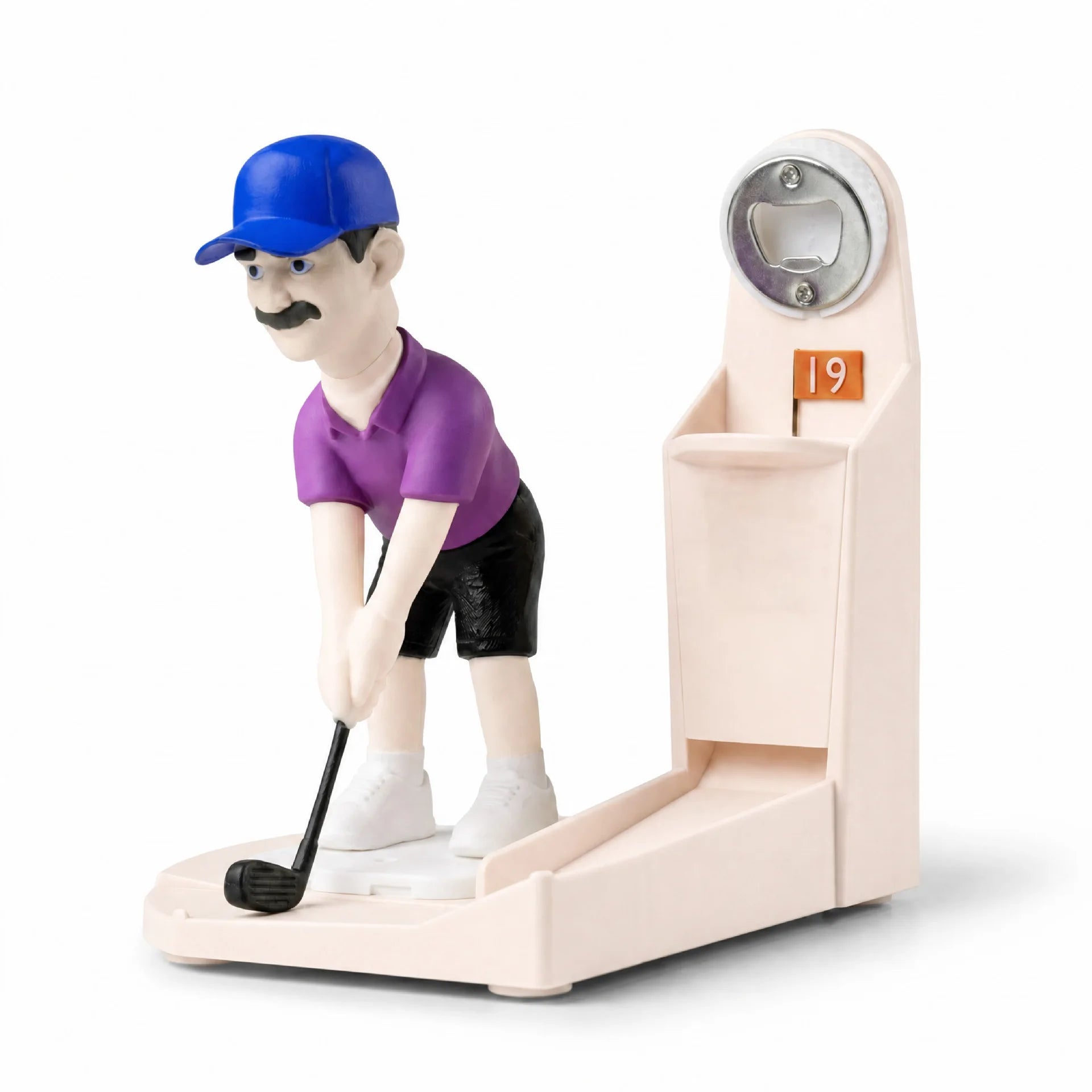 Golf Shot Cap Opener Automatic Beer Launcher Swing Novelty Bar Tool Zpaxo C
