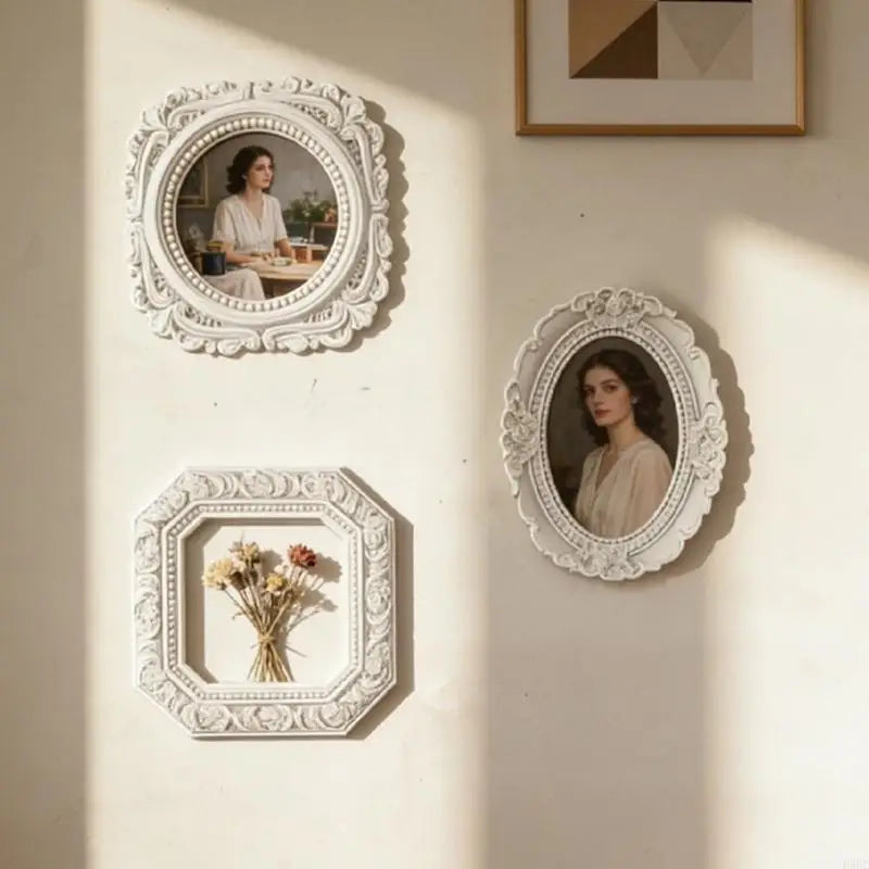 Elegant Hand Paint Resin Wall Frame Perfect Living Room Bedroom Decors