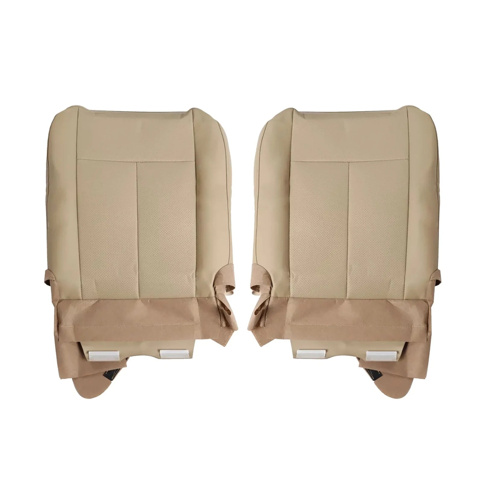 1Pair Ford Car Driver Passenger Leather Bottom Seat Cover Interior