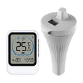 Smart Pool Thermometer Easy Read Floating Digital Ice Bath Tub Zpaxo White