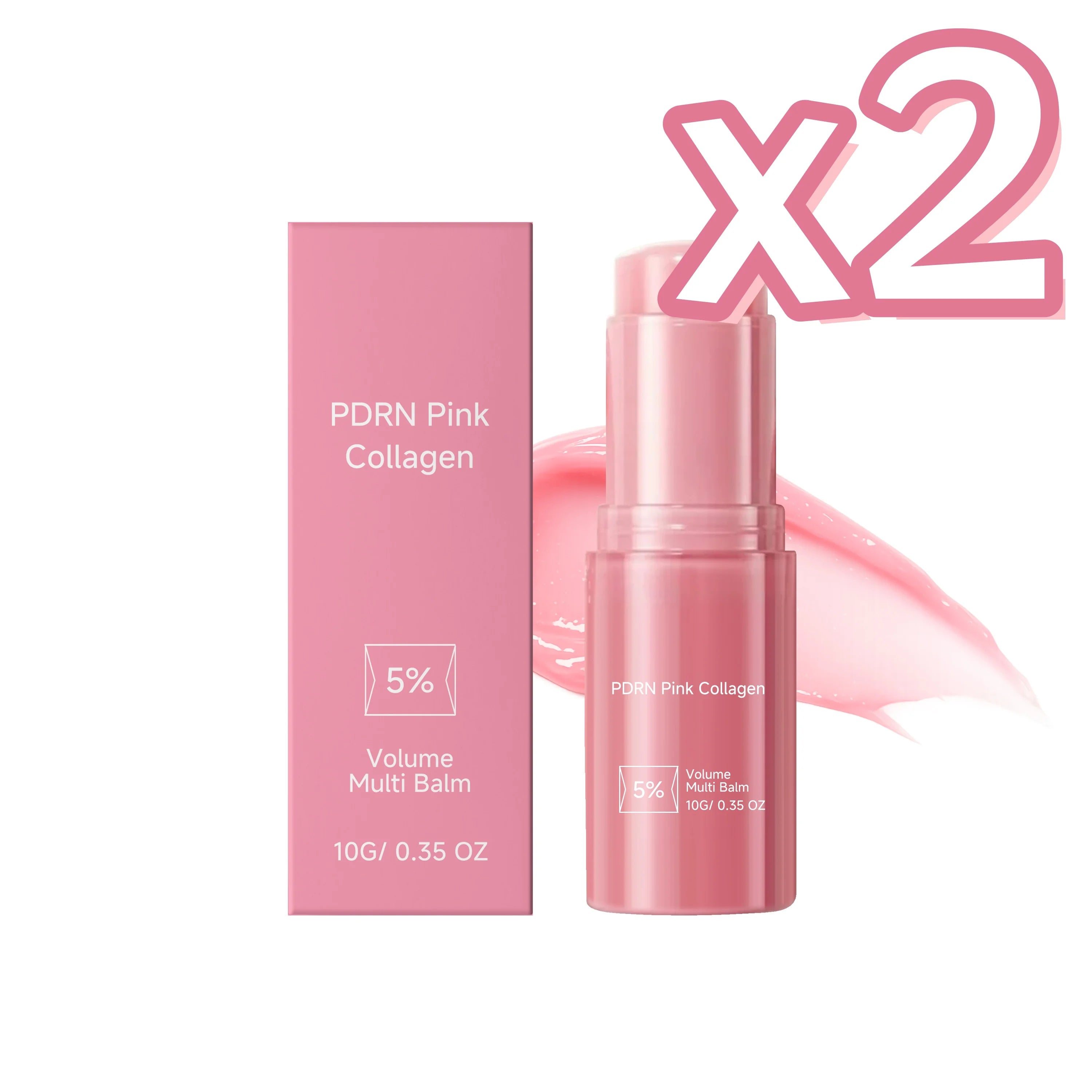 PDRN Collagen Multi Balm – Hydrating Anti-Aging Stick 10g Collagen Balm Stick Zpaxo 10g boxed x 2