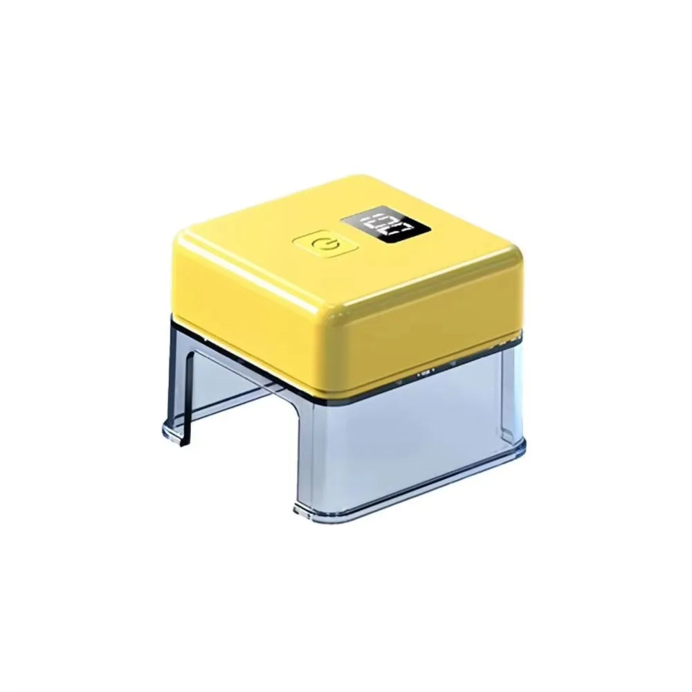 Mini Portable Nail Lamp UV LED Light Rechargeable Battery Digital Zpaxo Yellow