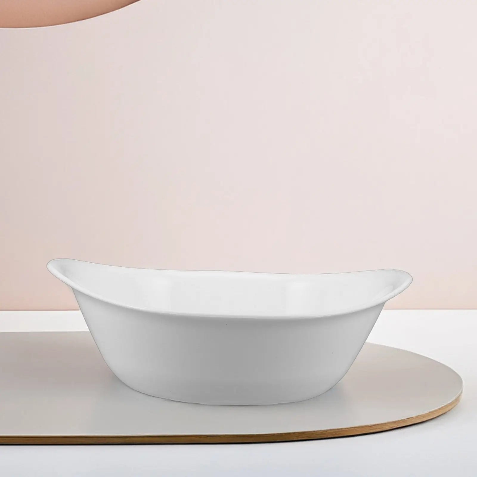 Premium Ingots Shaped Acrylic Wash Basin Portable Compact Face