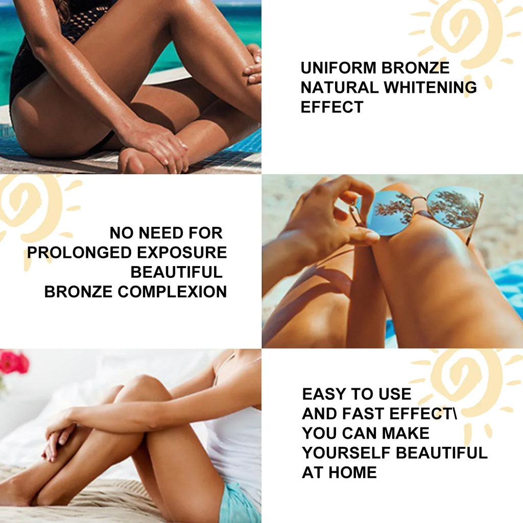 Self-Tanning Cream – Sunless Bronzer & Tanning Body Lotion Self-Tanning Cream Zpaxo
