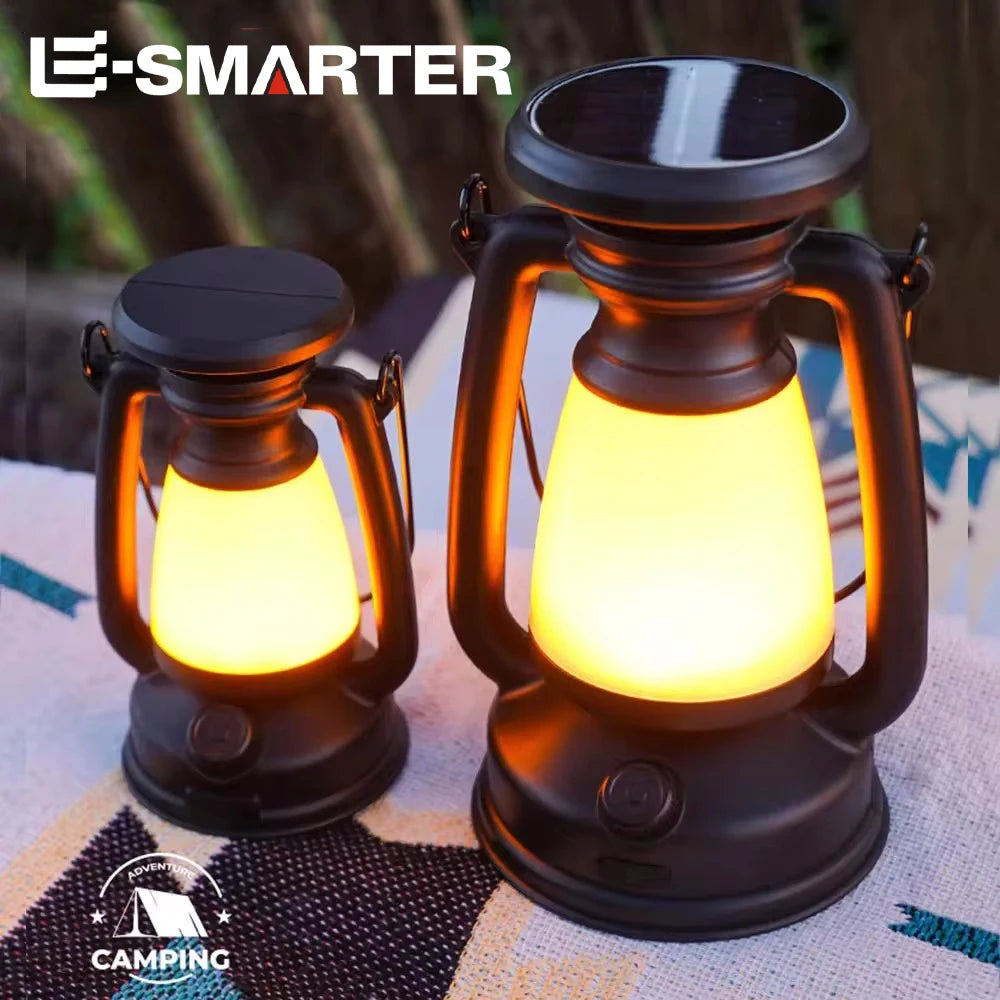 Solar USB Rechargeable Camping Lantern – Dimmable LED Light Camping Lantern Zpaxo