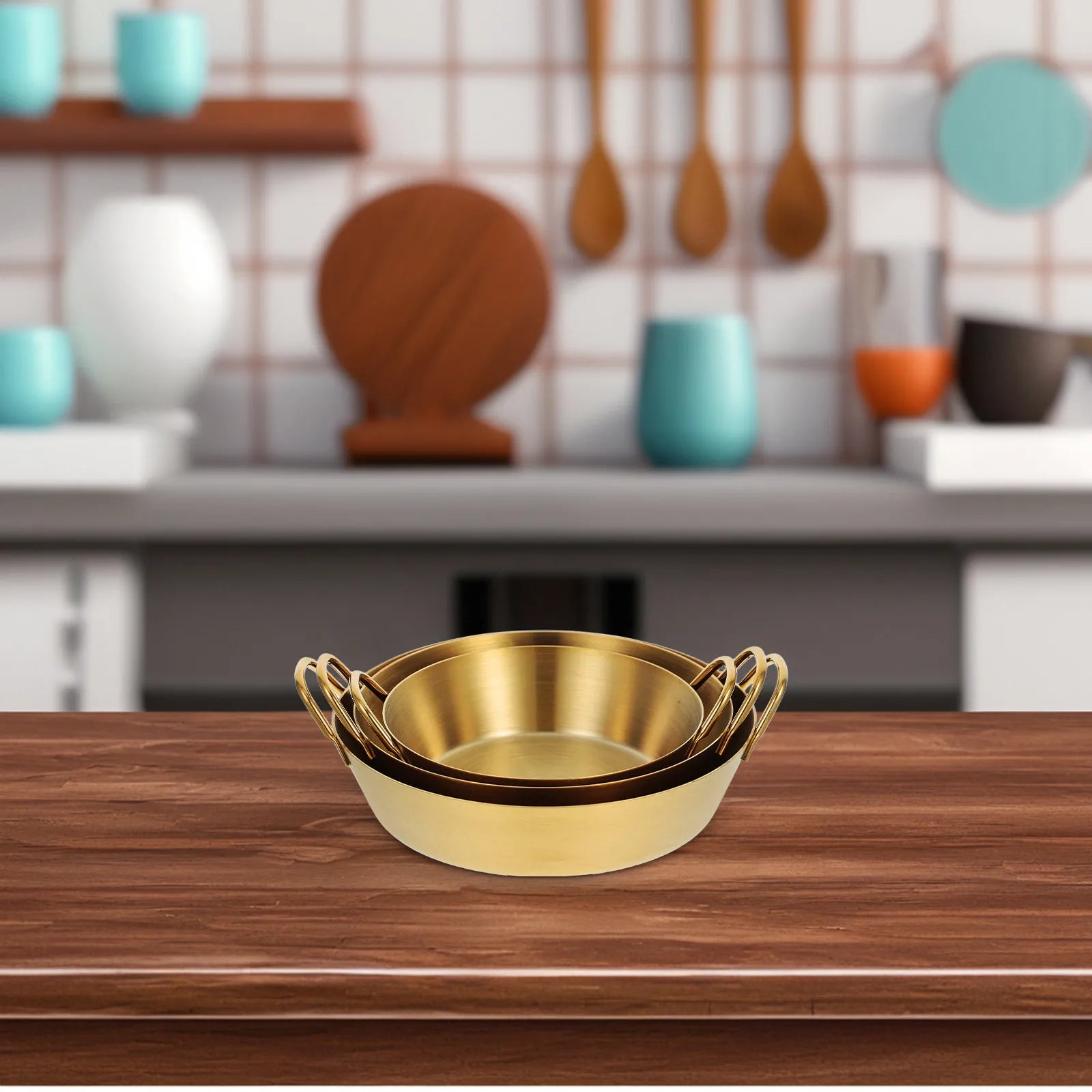 Stainless Steel Kitchen Bowls Multi Functional Food Prep Salad