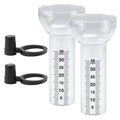 Rain Gauge Glass Replacement Tube Clear Accurate Measuring Tool
