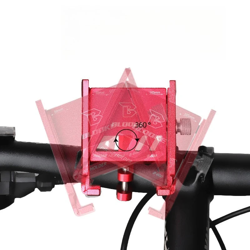 New Bicycle Riding Mobile Phone Fixed Bracket Mountain Bike Riding Mobile Phone Navigation Adjustable Bracket Riding Supplies Zpaxo