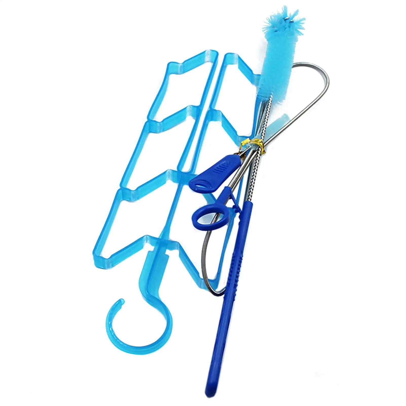 1Set 4In1 Water Bag Brush Cleaner Hydration Bladder Tube Brush Water Bag Cleaning Kit Brush Clean Tool For Water Bladders Zpaxo