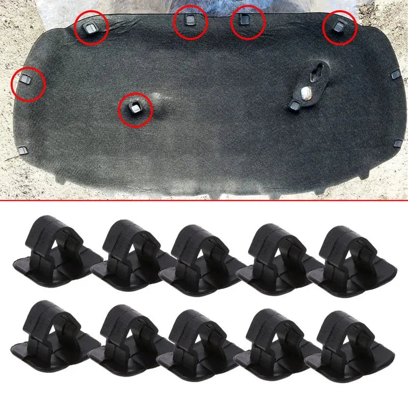 Hood Insulation Rivet Clips for VW Polo Tiguan Passat SEAT Skoda