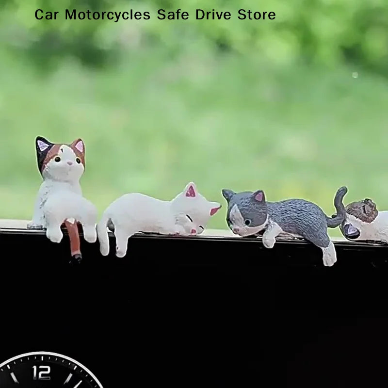 CM1pc Cute Kitten Decoration Creative Sleeping Cat Doll Home