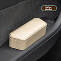Adjustable Height Car Armrest Storage Container Multifunctional Zpaxo Beige