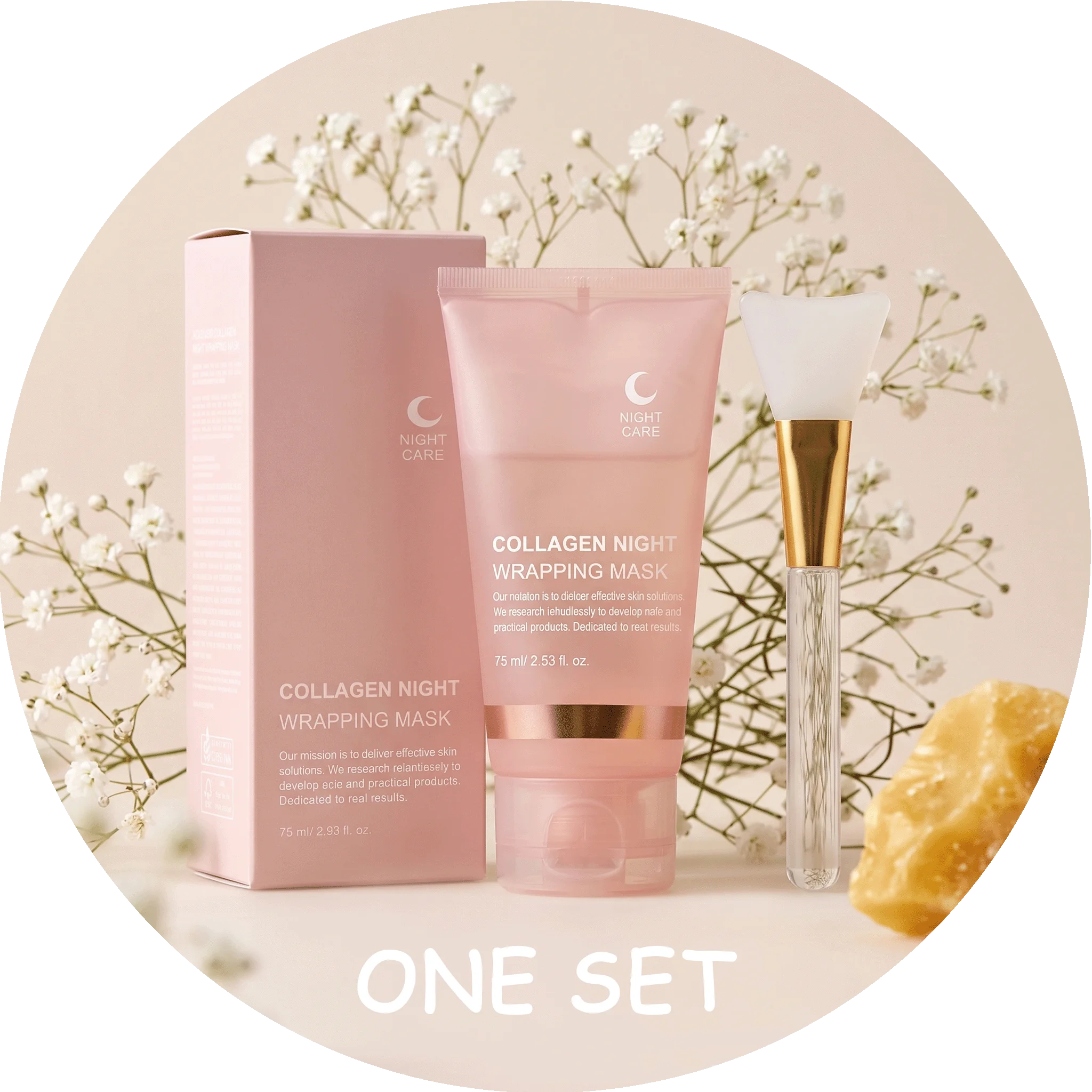 Collagen Peel-Off Facial Mask – Hydrating Night Skincare Set Peel-Off Face Mask Zpaxo Facial Mask Set x 4PCS