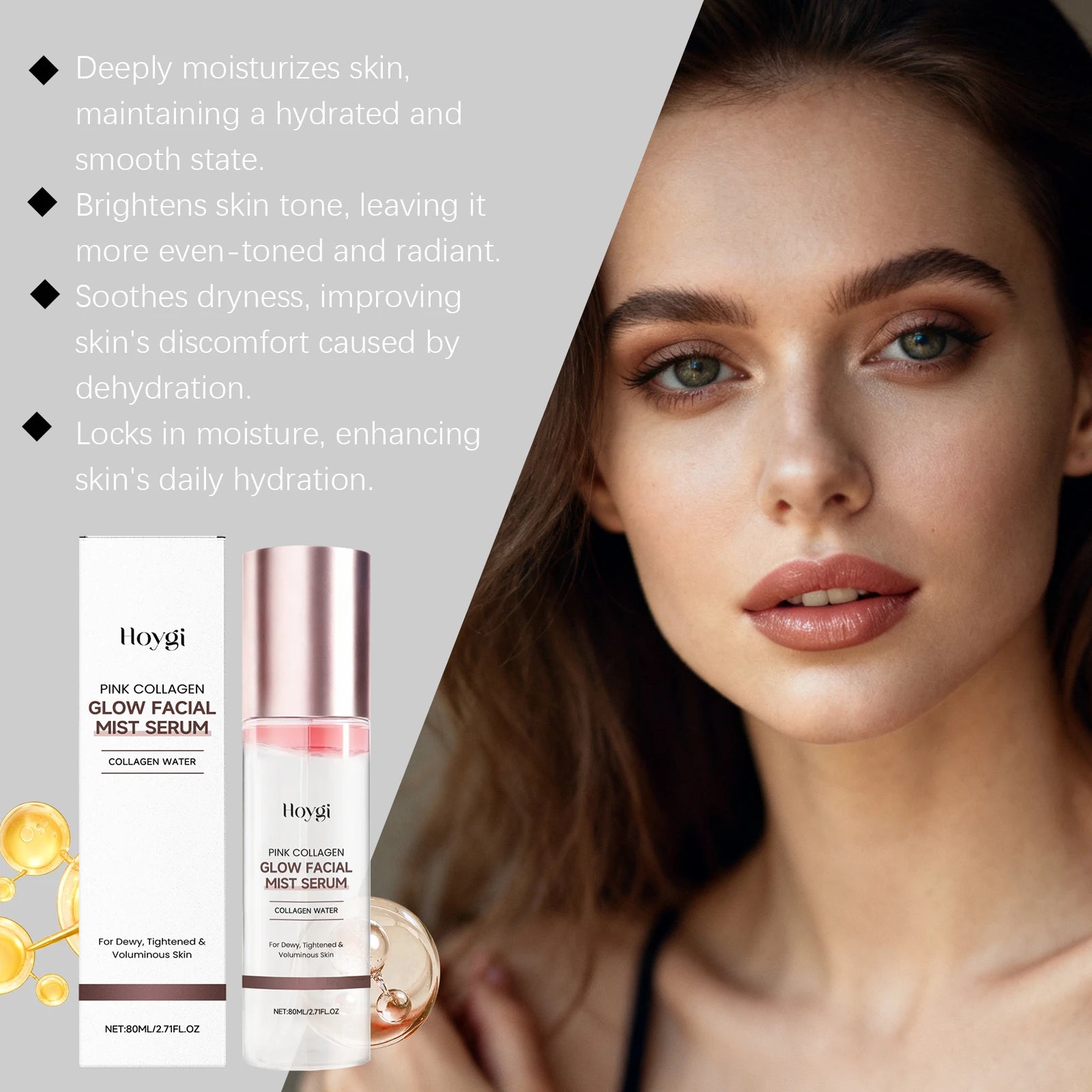 80ml Hydrating Mist for Anti Dryness Barrier Protection Long Lasting Moisturizing and Repairing Winter Luxury Daily Facial Care Zpaxo