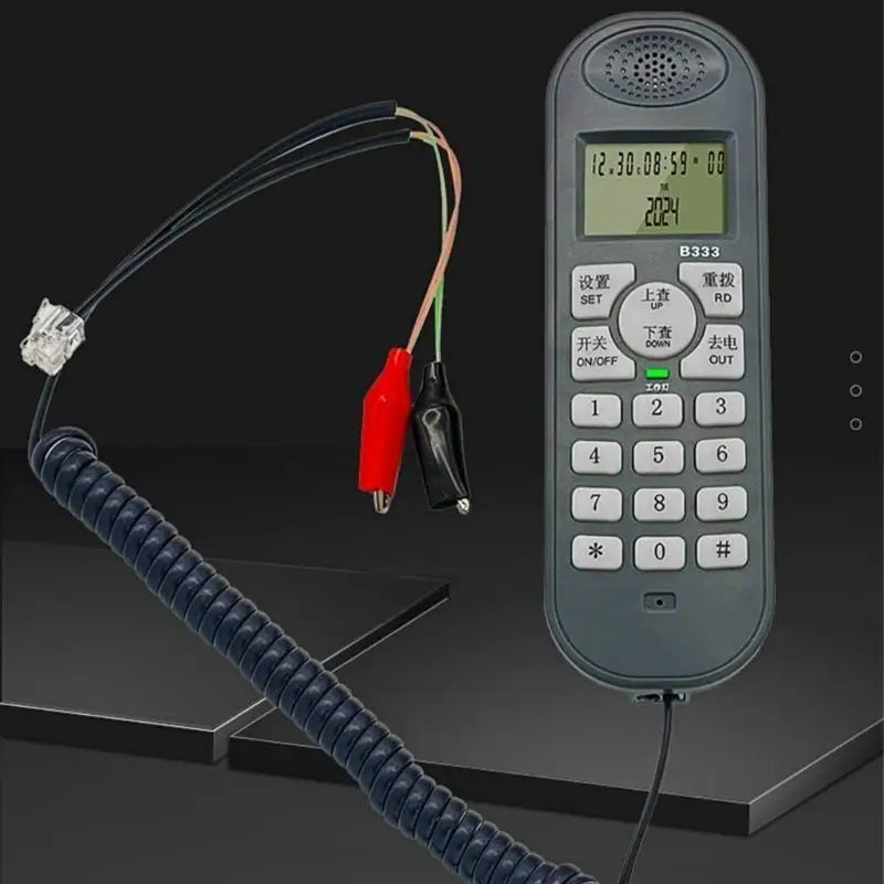 652F Corded Phone Home Office Use Caller Display Test Telephone Zpaxo