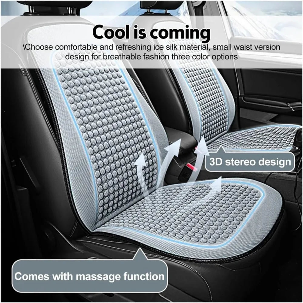 Breathable Cooling Car Seat Cover – Universal Fit Cushion Pad