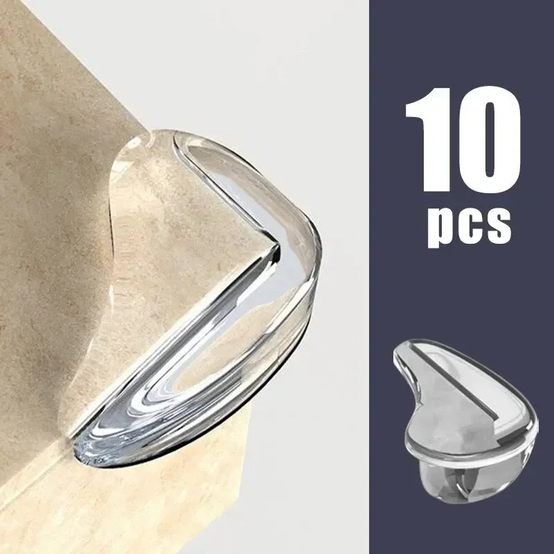 Clear Furniture Corner Protectors 10-Pack | Child Safety Guards Furniture Corner Guards Zpaxo