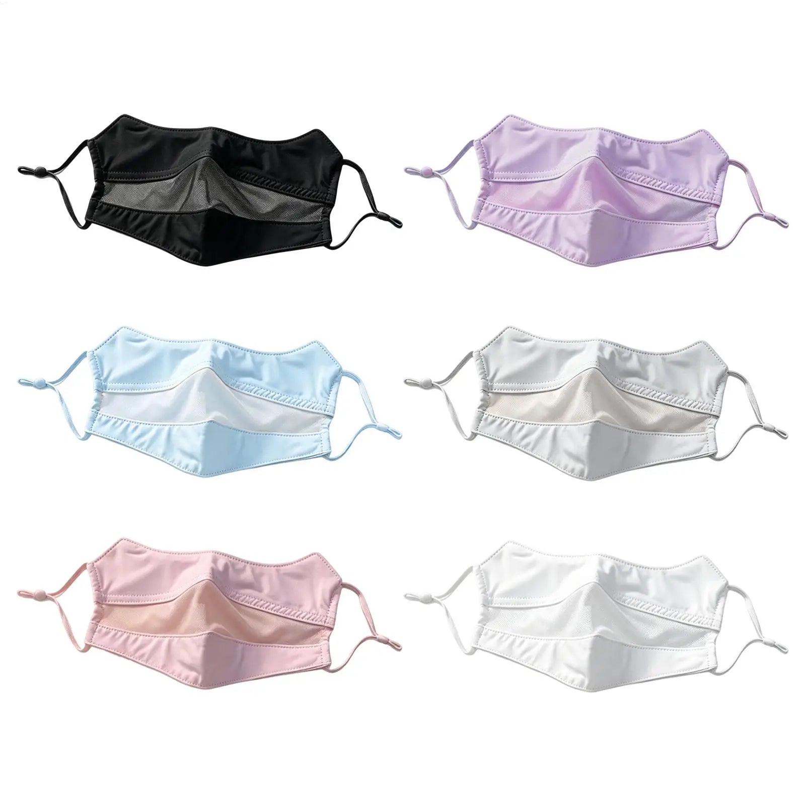Ice Silk UV Face Mask UPF 50 – Cooling Sun Cover for Sports UV Cooling Face Mask Zpaxo
