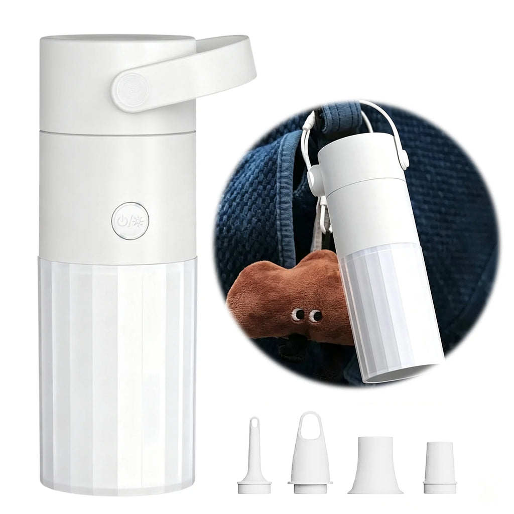 USB Rechargeable Air Pump Camping Light 4 Nozzles Electric Tiny Pool