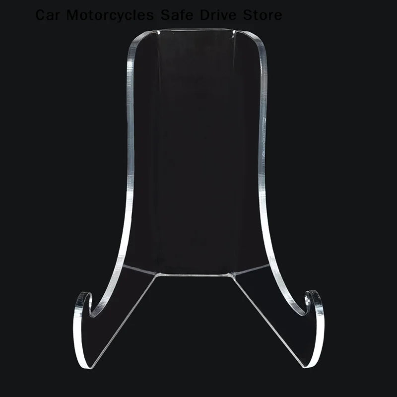 Acrylic Flat Plate Stand Clear Back Display Easel 60-Degree Angle