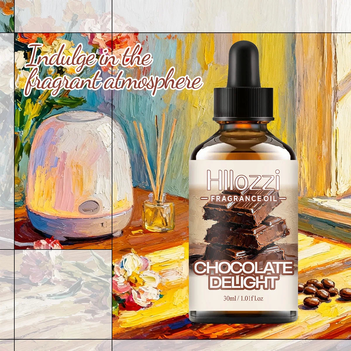 CHOCOLATE DELIGHT FRAGRANCE OIL Suitable Hair Skin Care Long-lasting Zpaxo